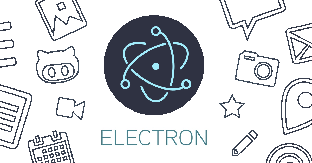 Electron.js logo